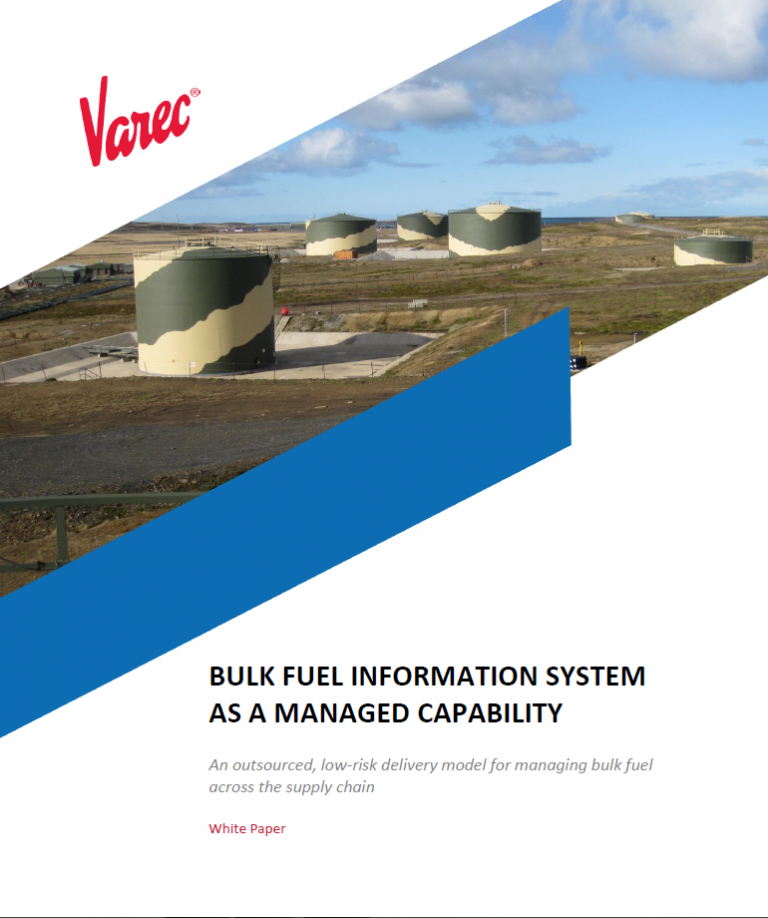 Bulk Fuel Information System as a Managed Capability Varec